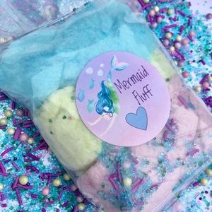 25 Magical Mermaid Cotton Candy Packs